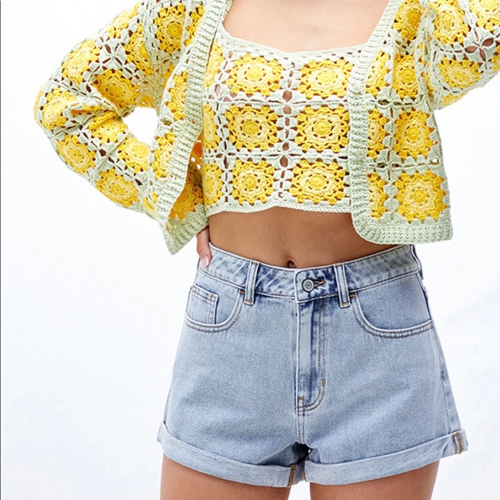 Pacsun Light Blue Mom Shorts Size 23